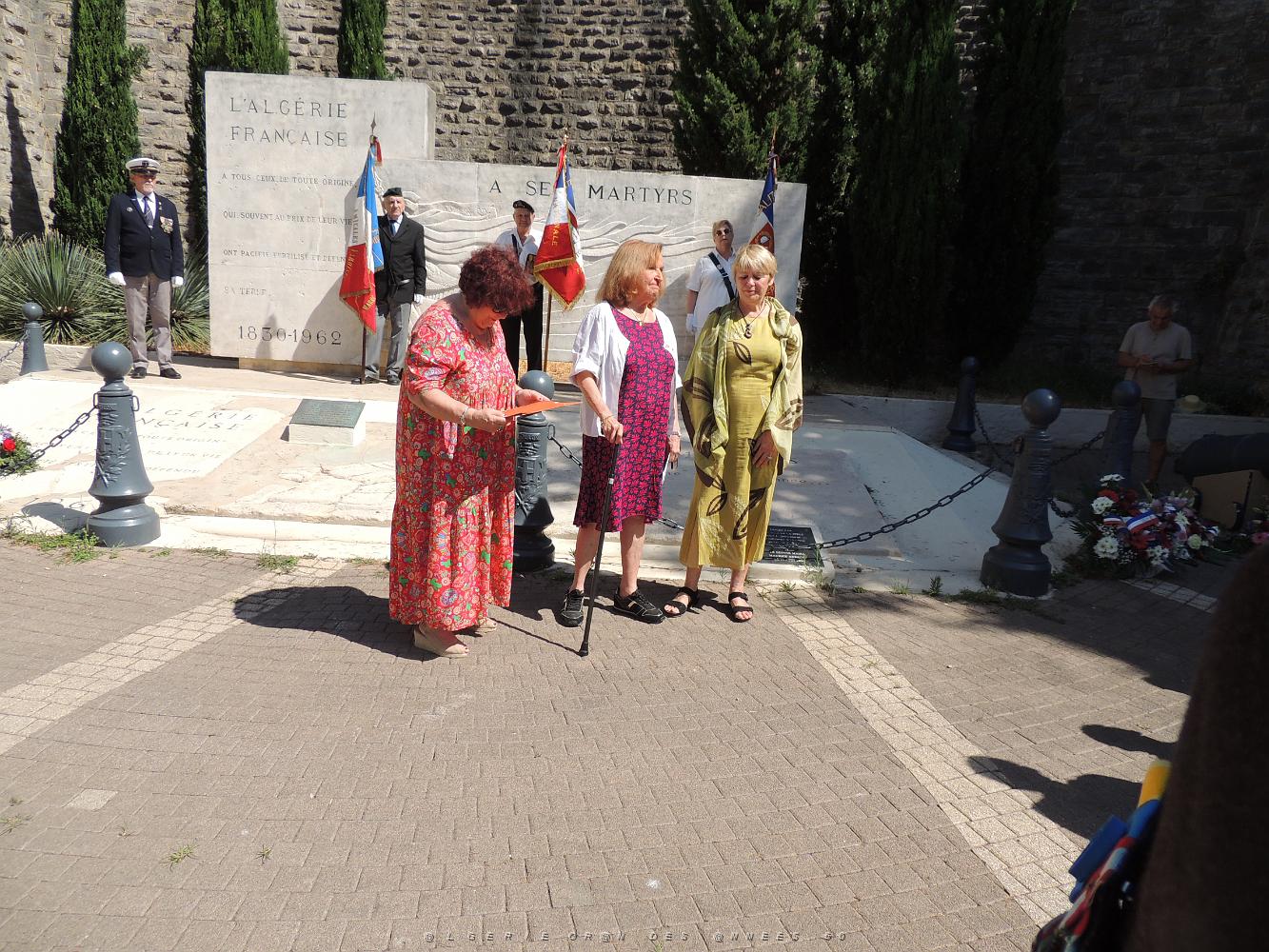 2022 07 05 TOULON HOMMAGE A NOS MORTS ET DISPARUS DU 5 07 2022 D ORAN (11).JPG -           